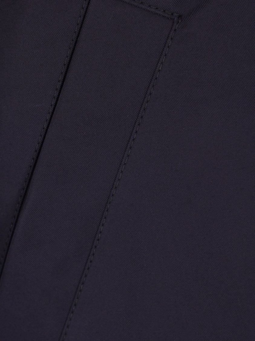 Brunello Cucinelli Tailored Blue Jacket With Classic Button-up Design And Side Pockets In Blue