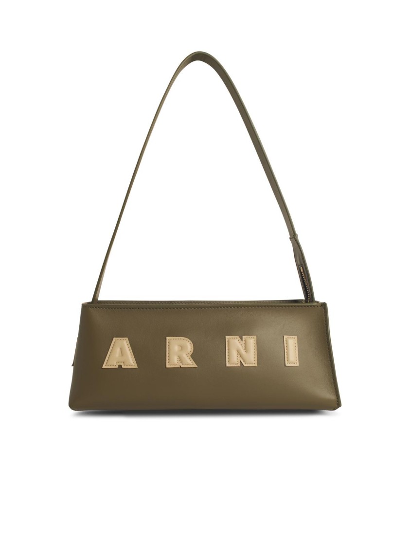 ショルダーバッグ・ポシェット Marni Museo Baguette Bag In Green Leather Marni Museo Baguette Bag In Green Leather | ModeSens