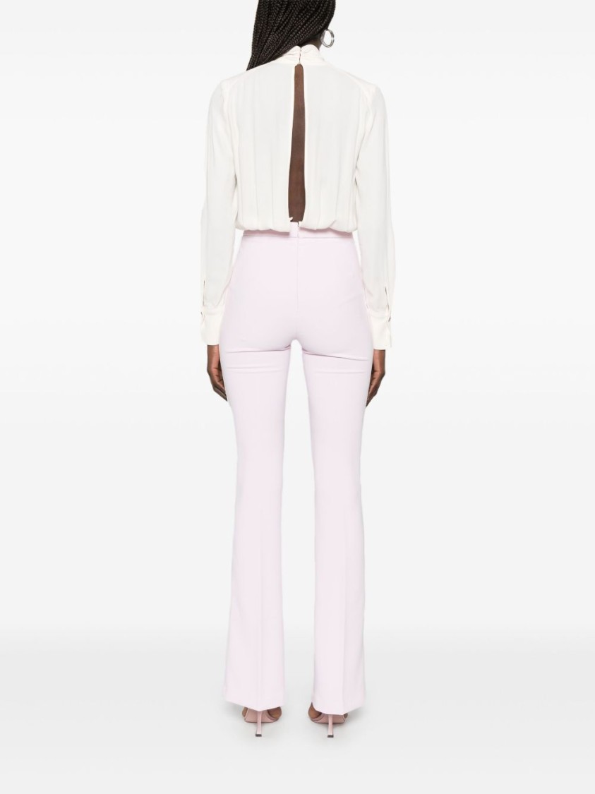 Elisabetta Franchi Chain-embellished Jumpsuit In White