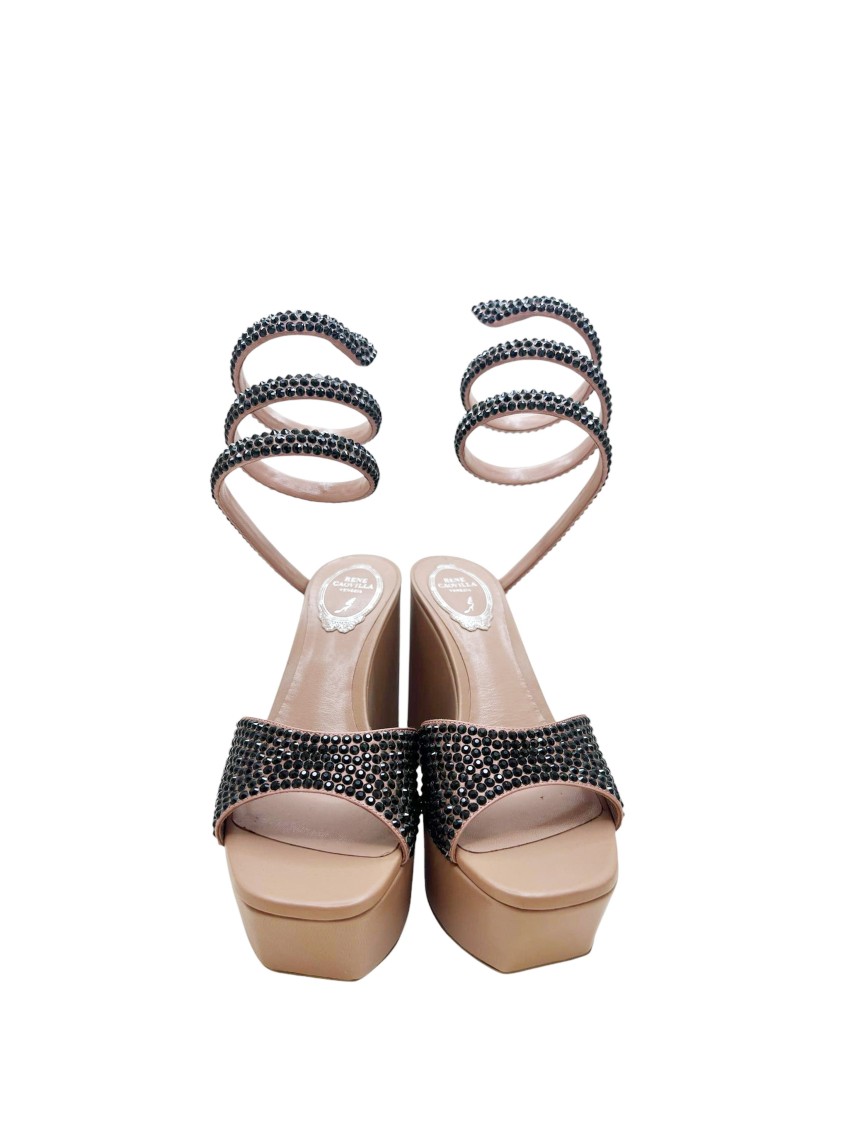 RENÉ CAOVILLA RENÉ CAOVILLA PETRA PLATFORM WEDGES 125