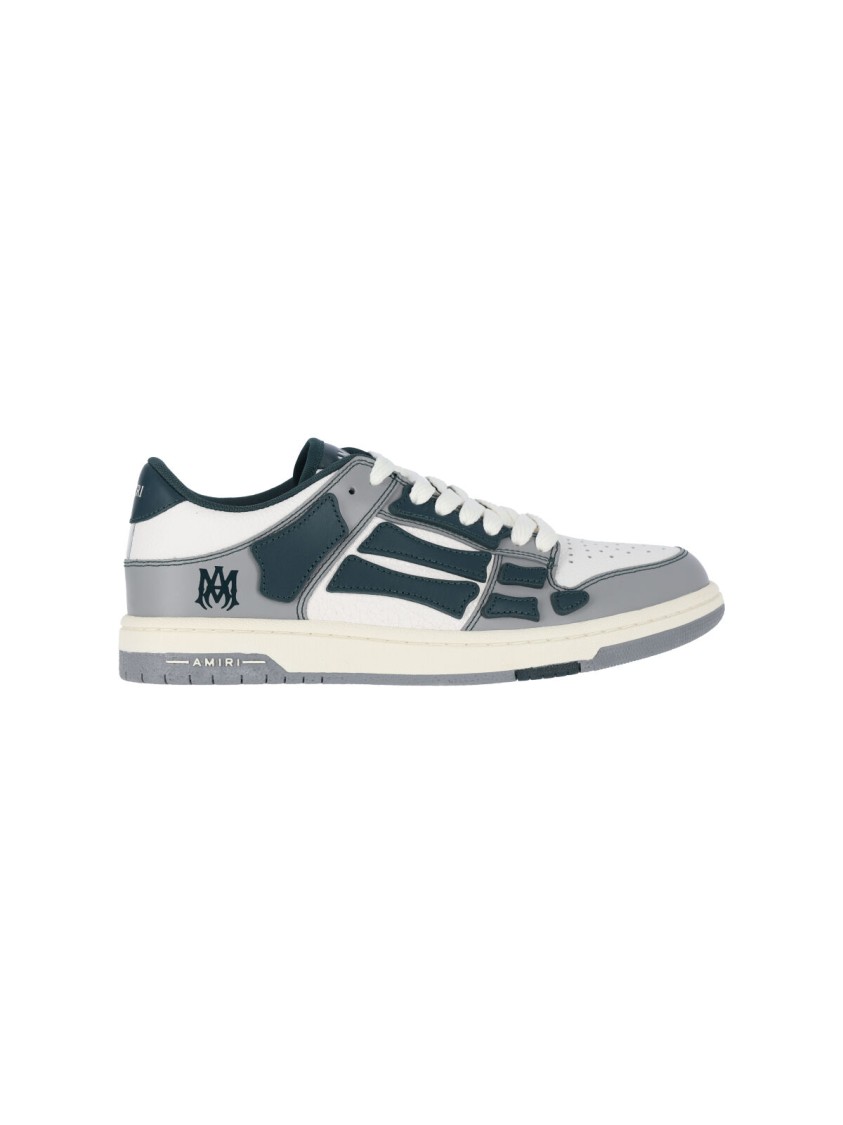 Amiri Skeleton Leather Low-top Sneakers With Distinctive Graphics