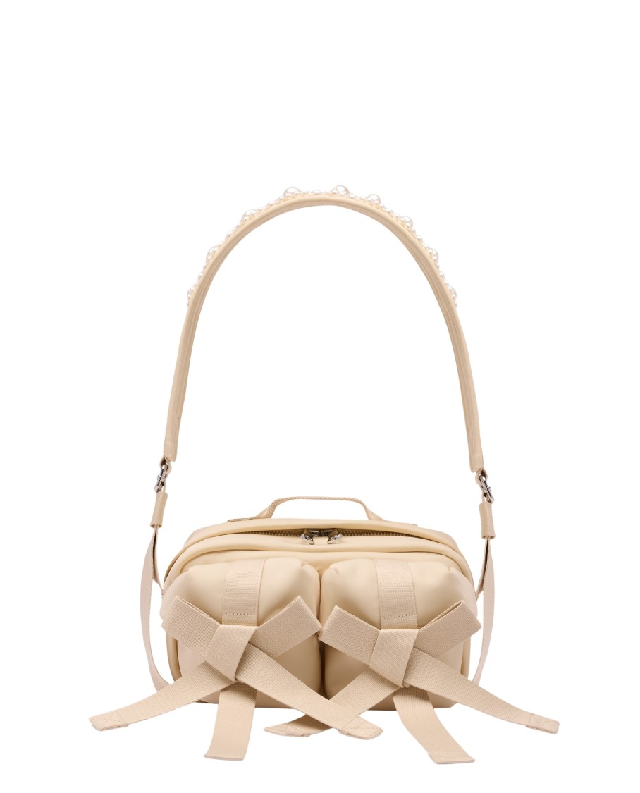 Simone Rocha Beige Crossbody Bag In Neutrals