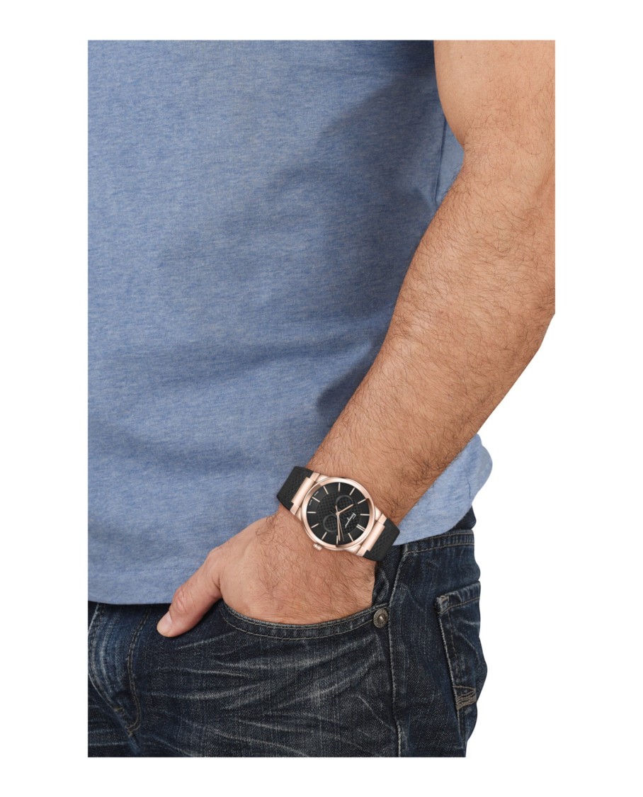 Ferragamo Sapphire Silicone Watch
