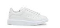 Alexander Mcqueen Minimalist White Sneakers With Chunky Sole In White