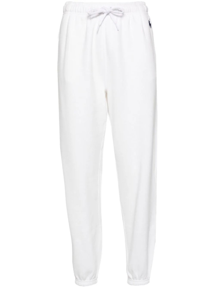Polo Ralph Lauren Ankle-length Relaxed-fit Athletic Pants In White