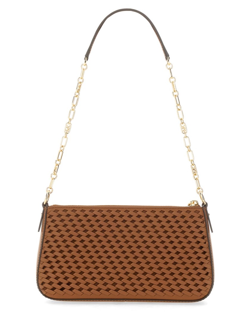 Michael Michael Kors "empire" Pouch With Logo In Brown