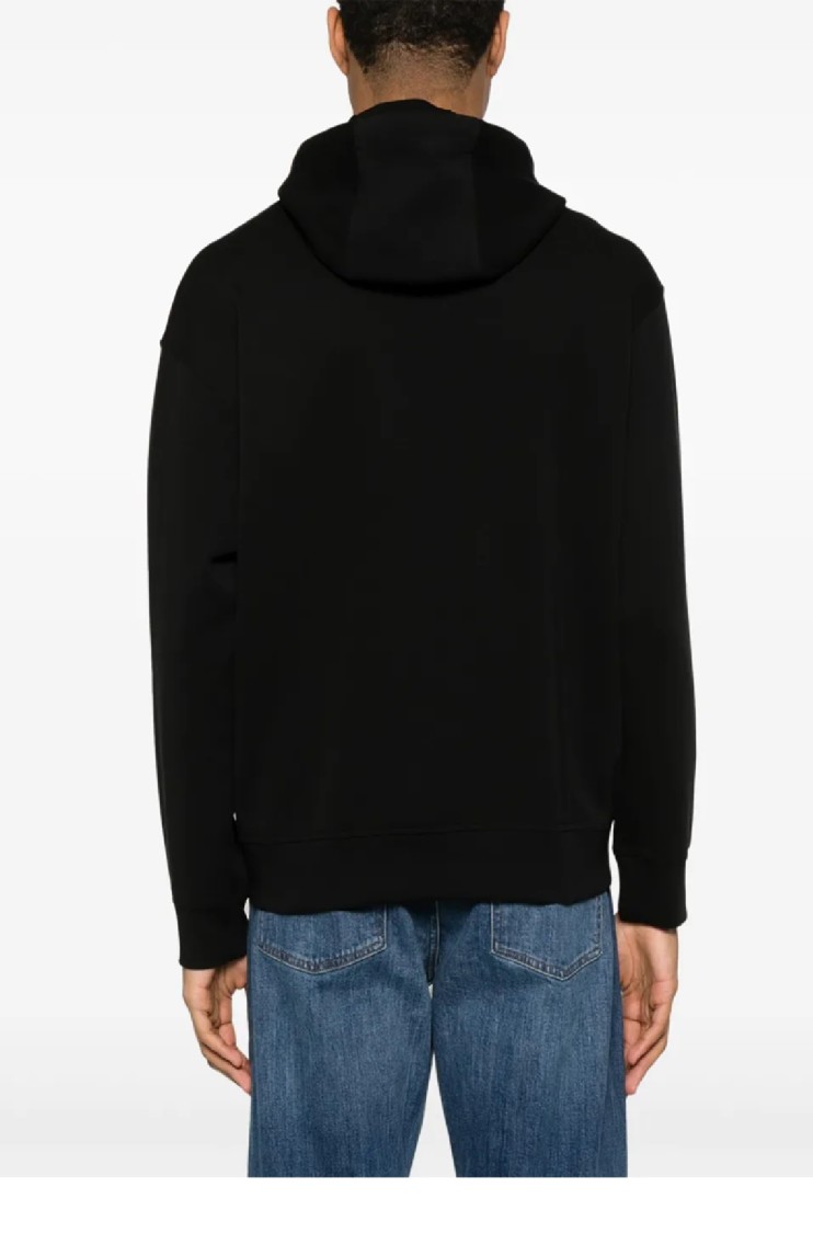 EMPORIO ARMANI EMPORIO ARMANI RELAXED-FIT COTTON BLEND SWEATSHIRT WITH LOGO