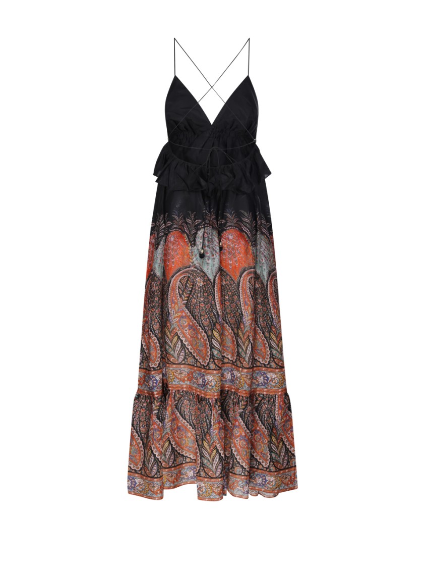 Shop Zimmermann Rhiannon Ruffle Maxi Dress