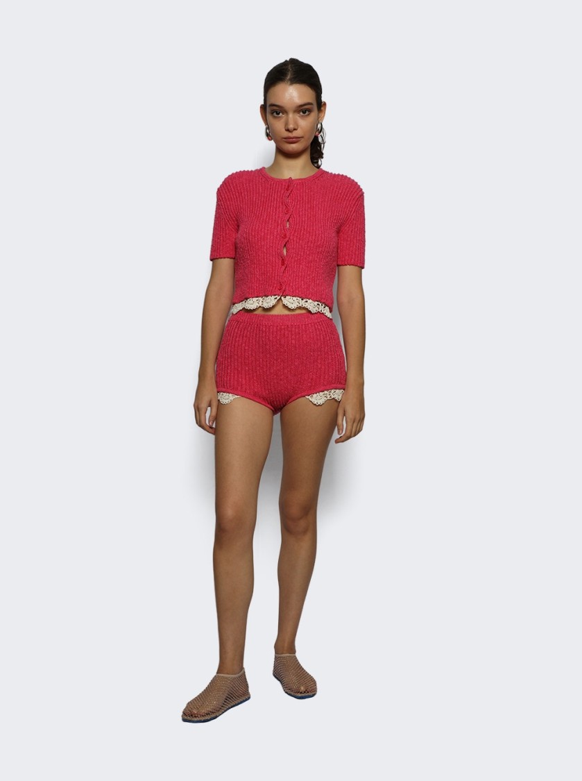 Magda Butrym Knitwear 09 Cardigan Pink