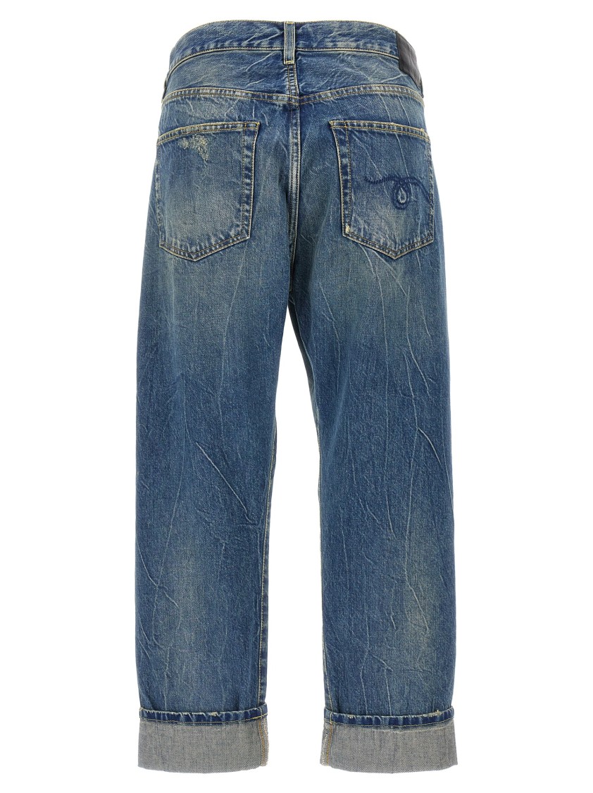 R13 'cross Over' Jeans In Blue