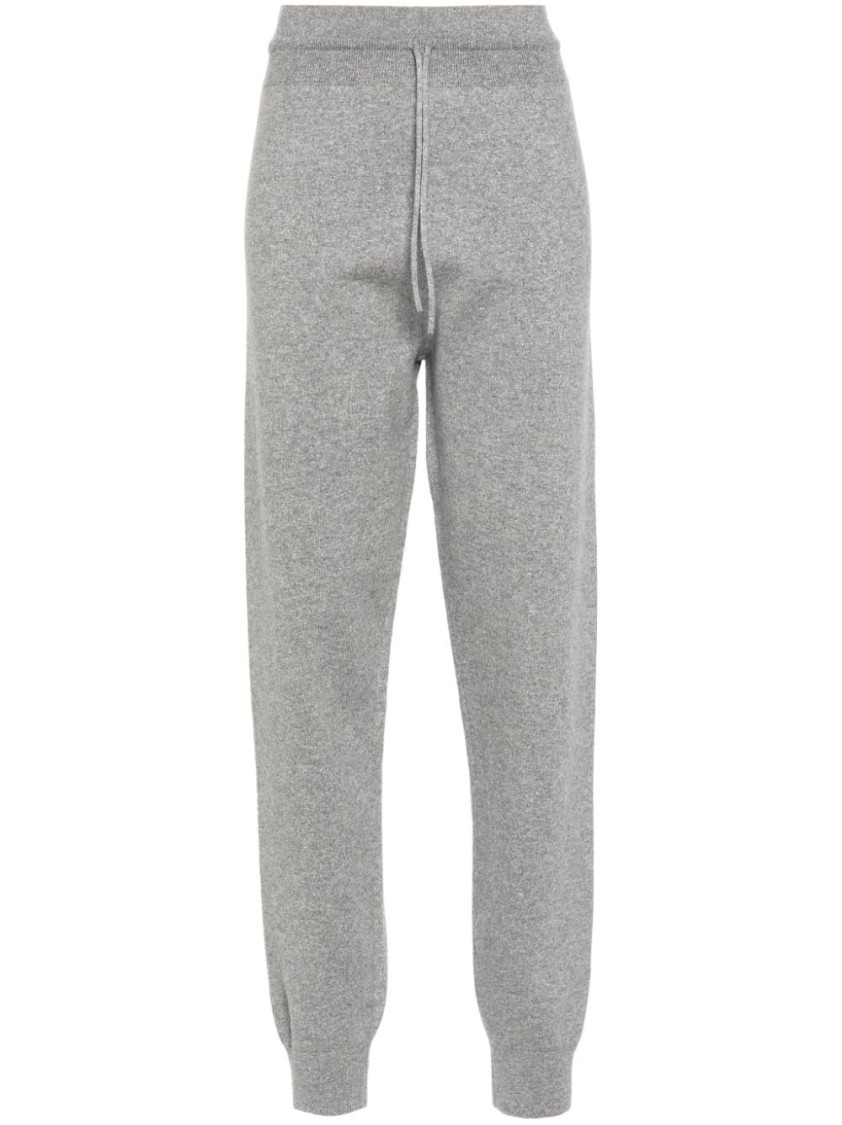 Fabiana Filippi Tapered Leg Pants With Elastic Waistband In Gray