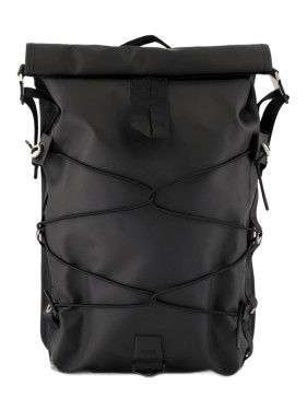 【関税込み】Clip Front Backpack W3 Backpack - RAINS - Synthe Rains® Clip Front Backpack in Black for $160 | Free Shipping