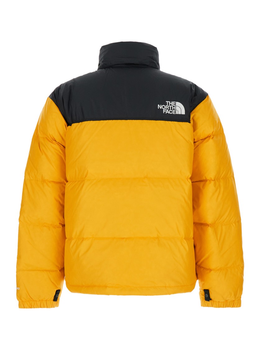 Shop The North Face Nylon Retro Nuptse Jacket In Gold