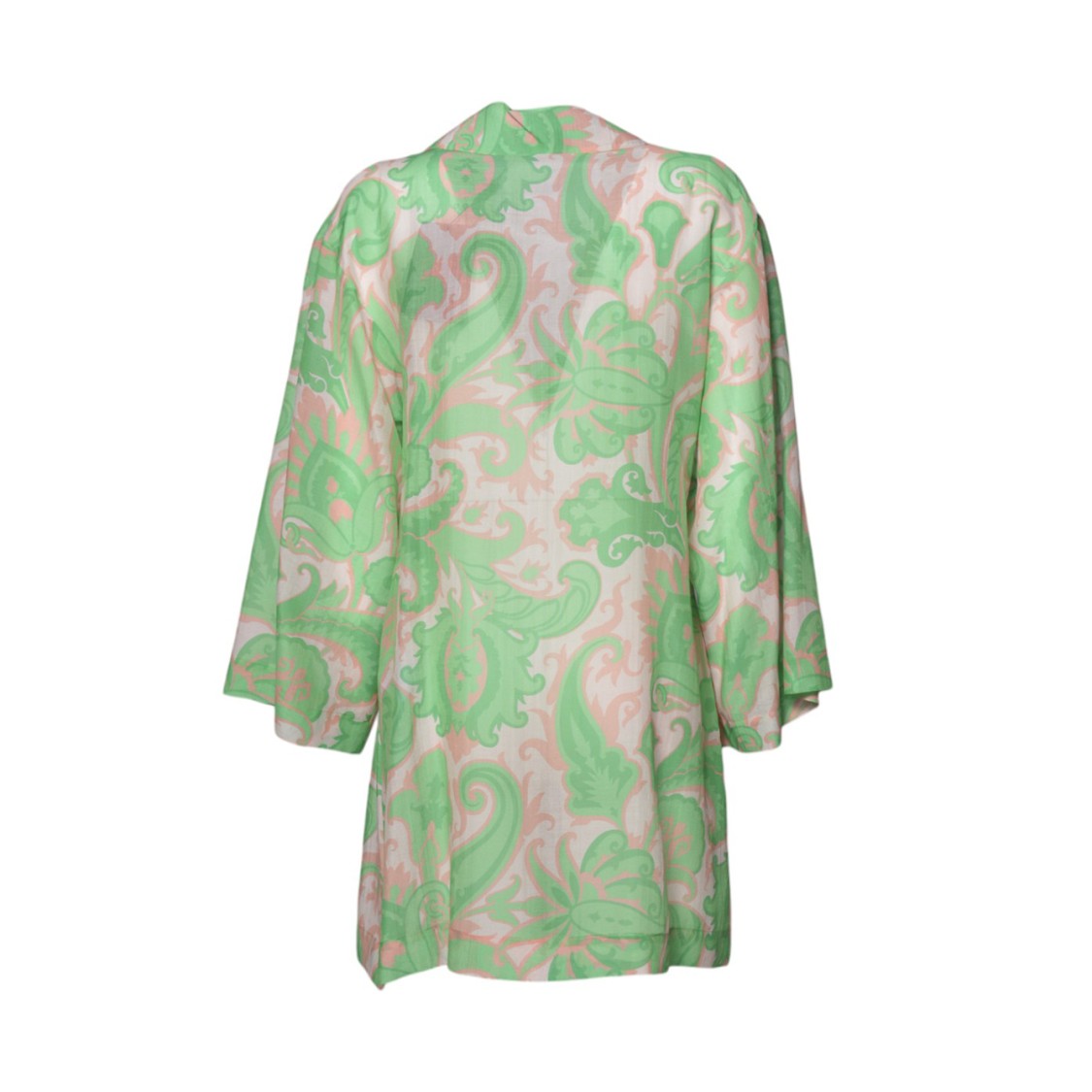 オールインワン・サロペット Etro Pink And Green Cotton-Silk Shirt Dress Etro Pink And Green Cotton-silk Shirt Dress In Multi | ModeSens