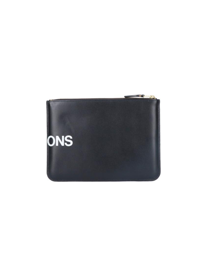 COMME DES GARÇONS COMME DES GARÇONS LOGO POUCH – BLACK