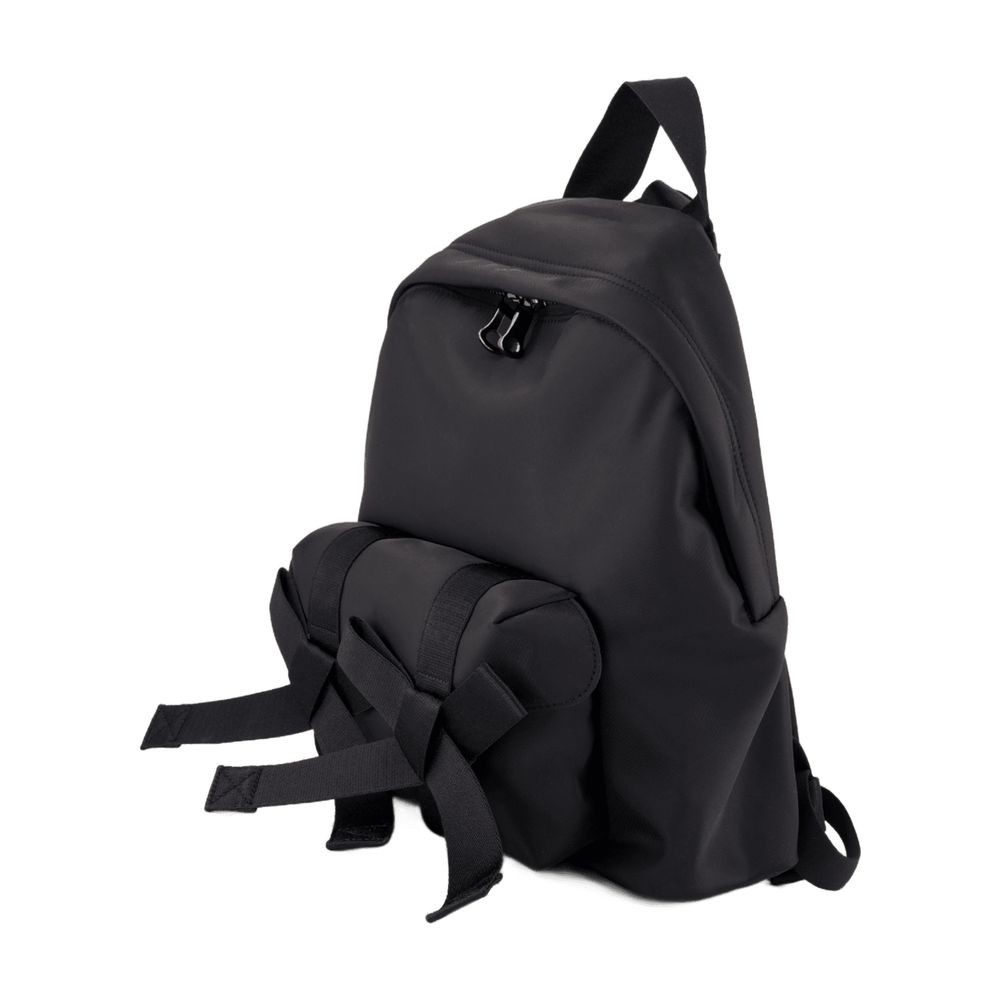 Simone Rocha Bow Front Backpack In Black