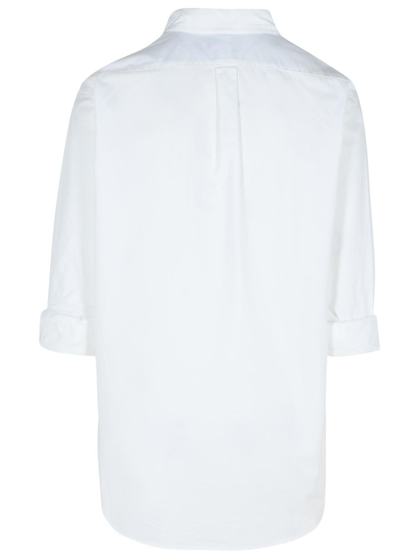 Shop Polo Ralph Lauren White Cotton Shirt
