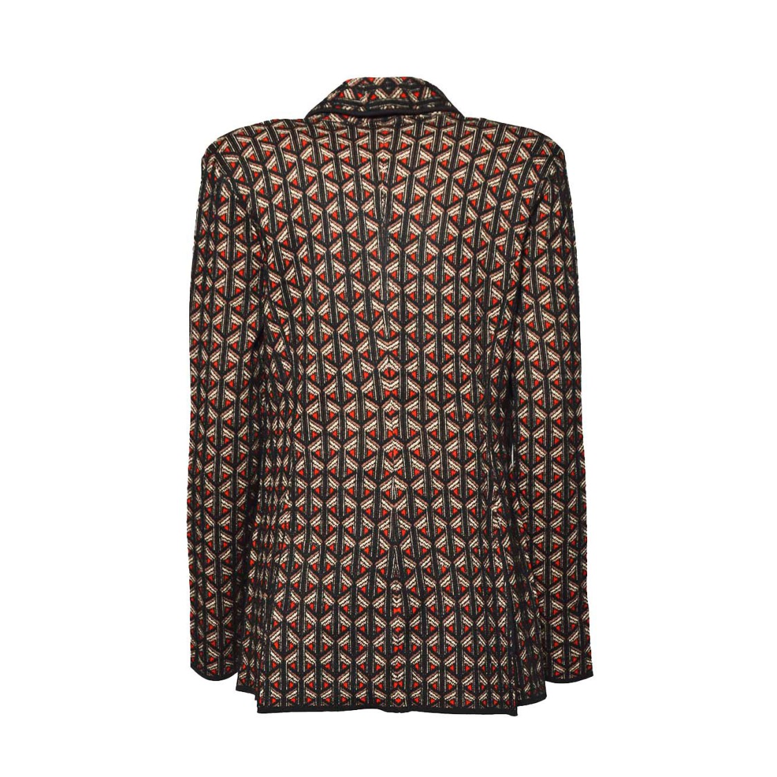 Diane Von Furstenberg Tailored Single-breasted Jacket With Geometric Pattern