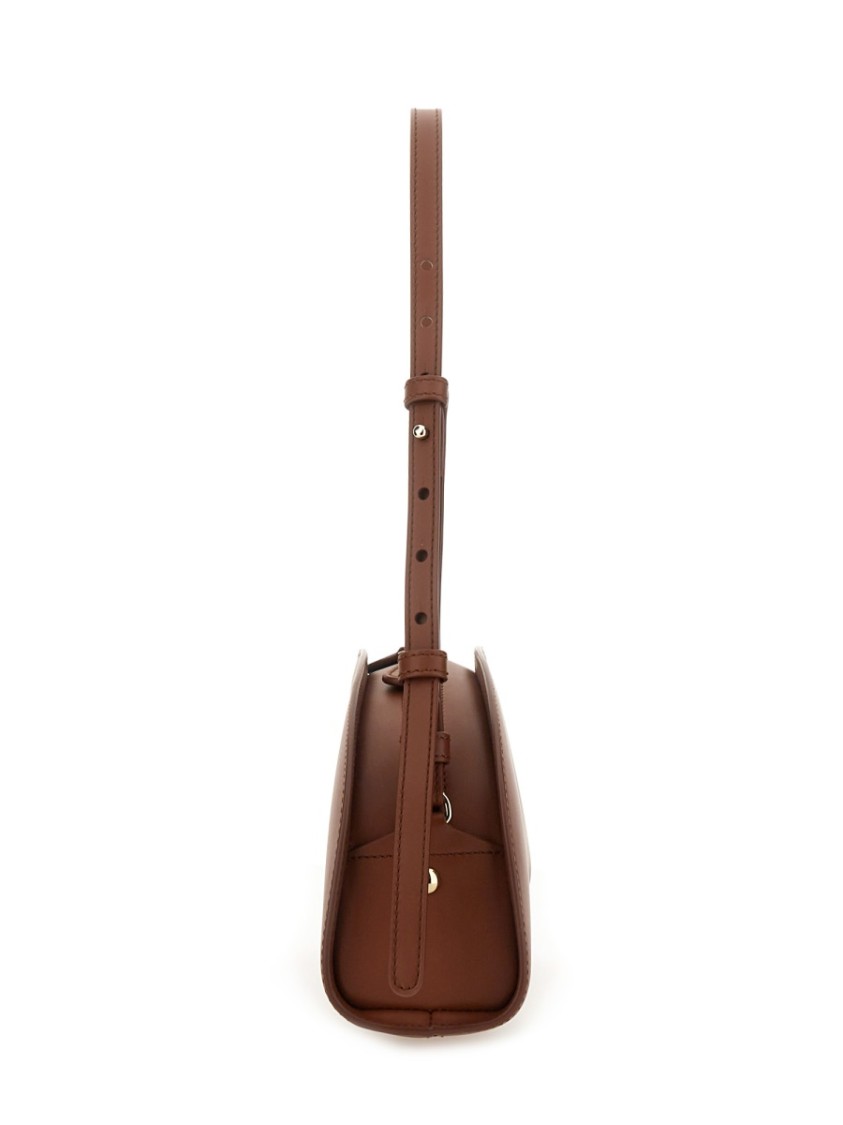 Apc Demi-lune Shoulder Bag One Size Hazelnut