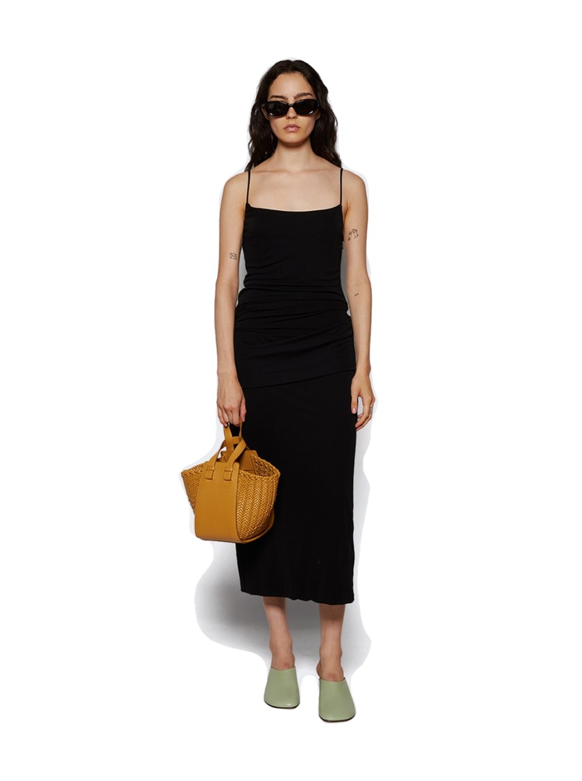 PROENZA SCHOULER PROENZA SCHOULER BLAIRE MIDI DRESS BLACK 