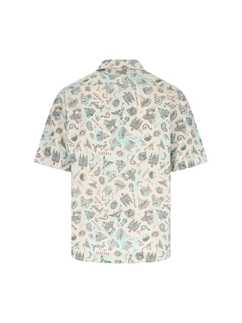Shop Paul Smith "souvenir" Shirt – Aqua Green