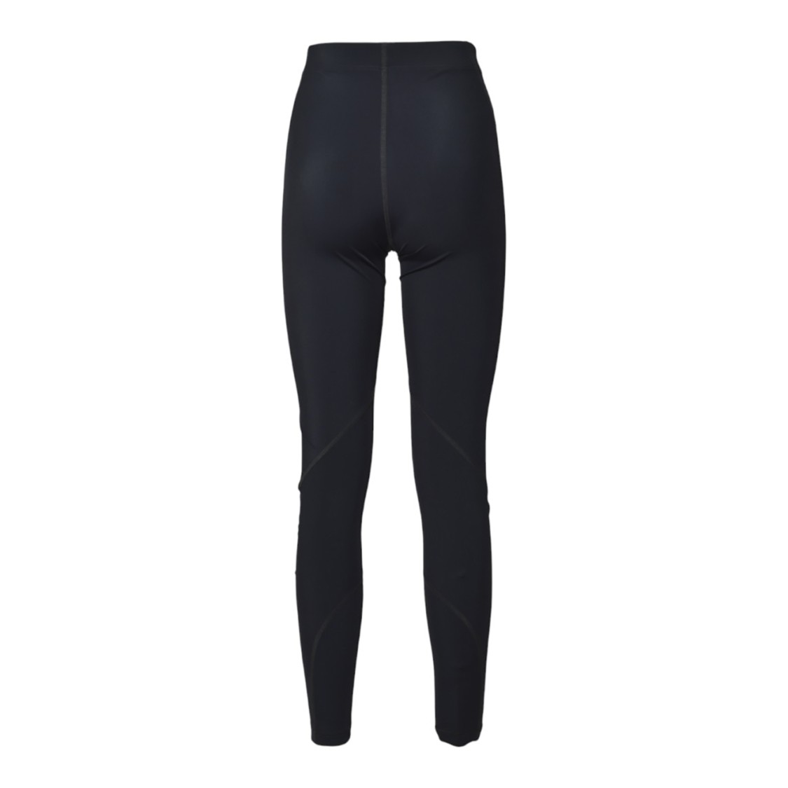 Shop Jil Sander Black Technical Fabric Leggings Print