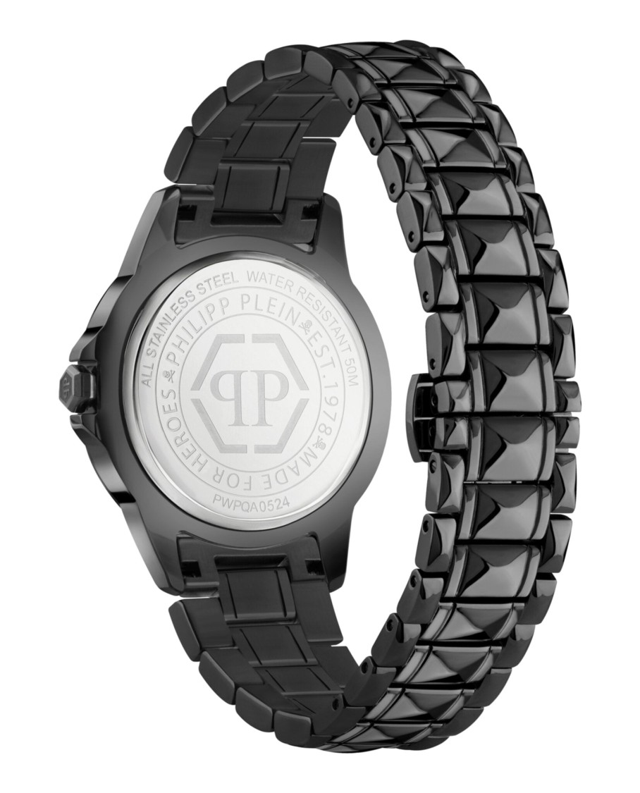 Philipp Plein Plein Lady Rock Bracelet Watch In Black