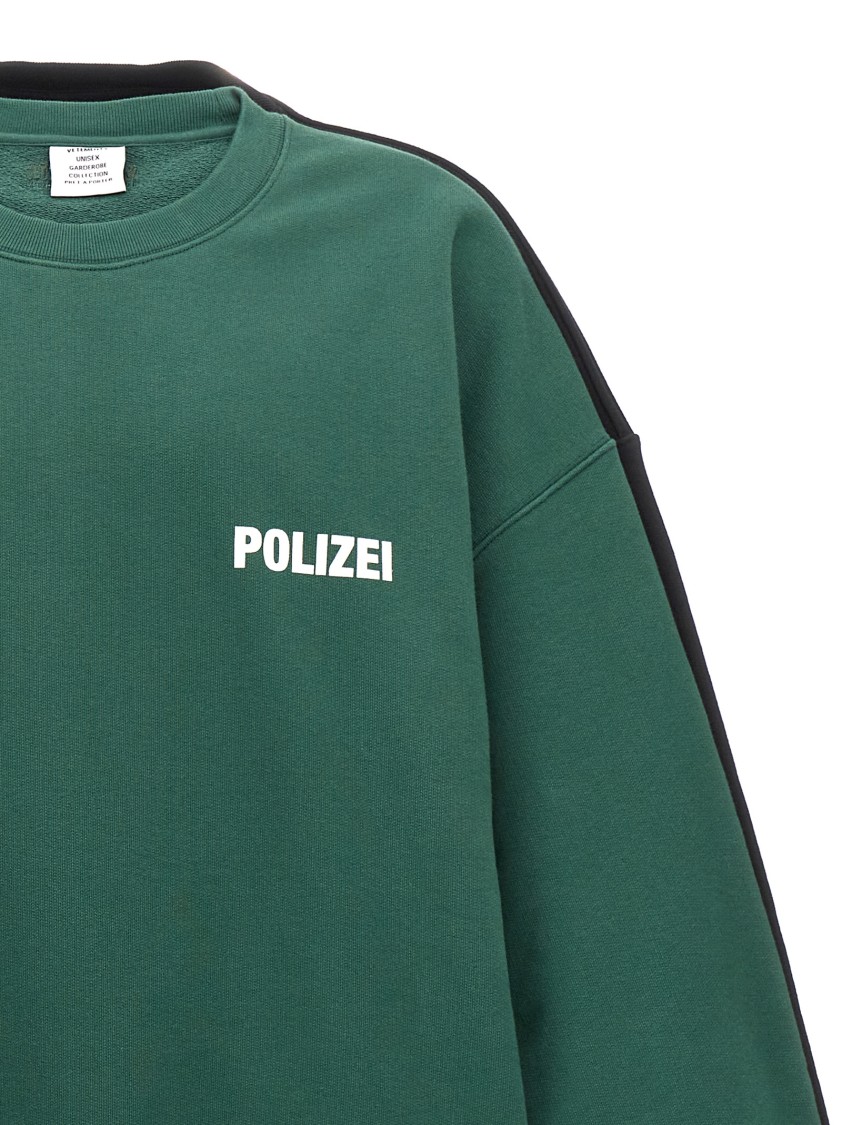 Vetements Sweatshirt In Green