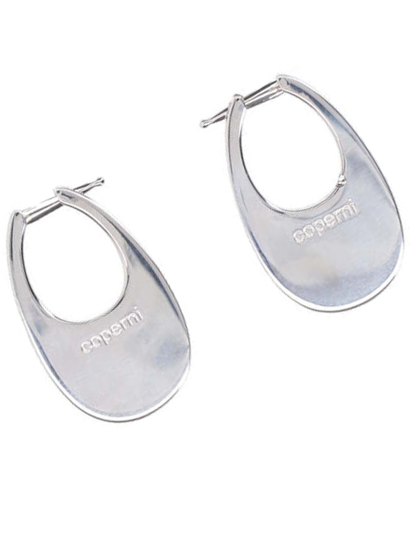 Shop Coperni "swipe" Medium Earrings – Silver