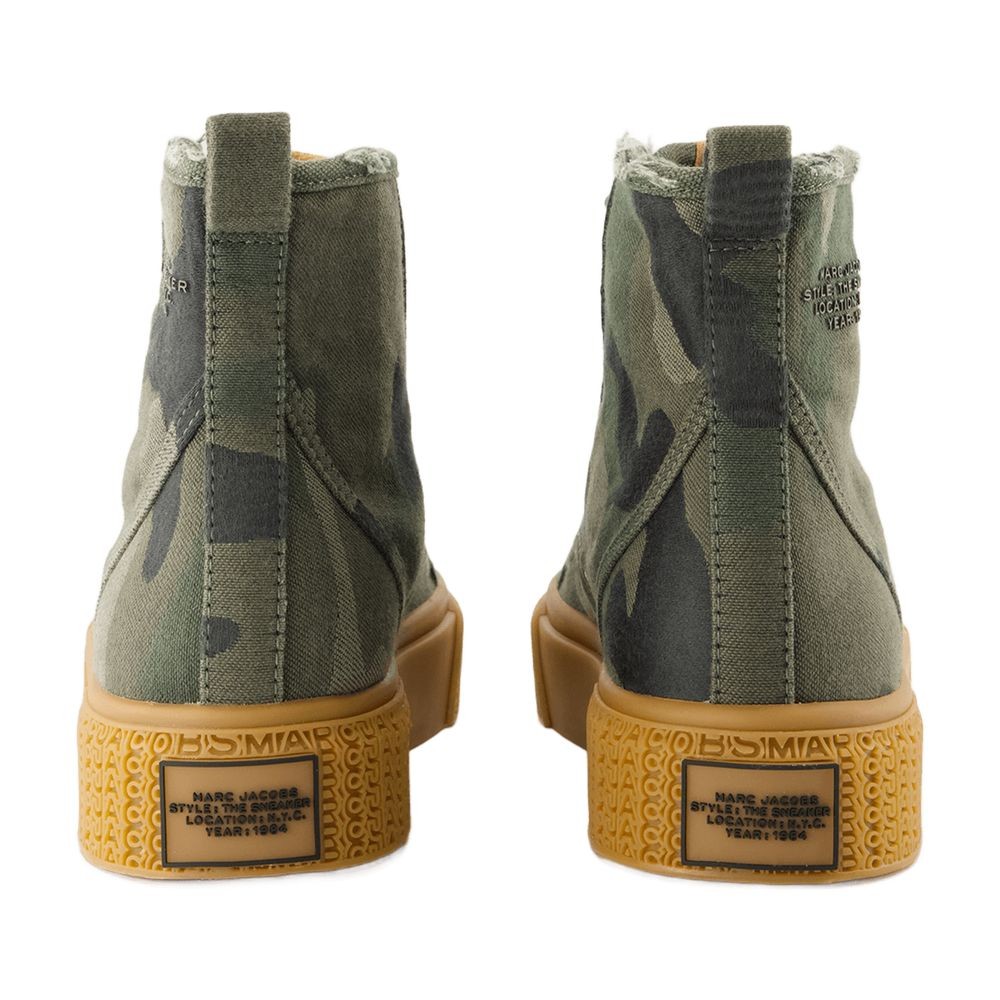 Marc Jacobs The High Top Sneakers In Green