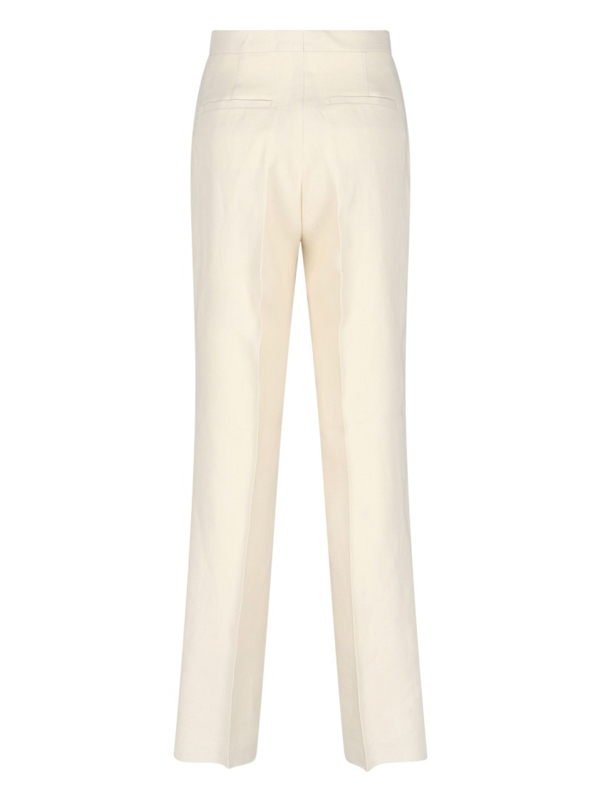 Shop Tagliatore "jasmine" Double-breasted Suit - Cream In Neutrals