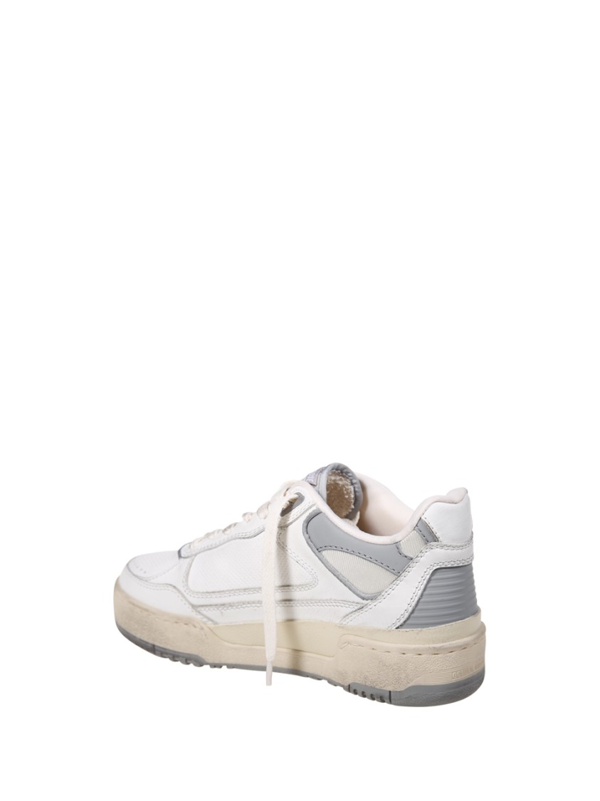 Golden Goose Leather Sneakers With Star Detail In Multi