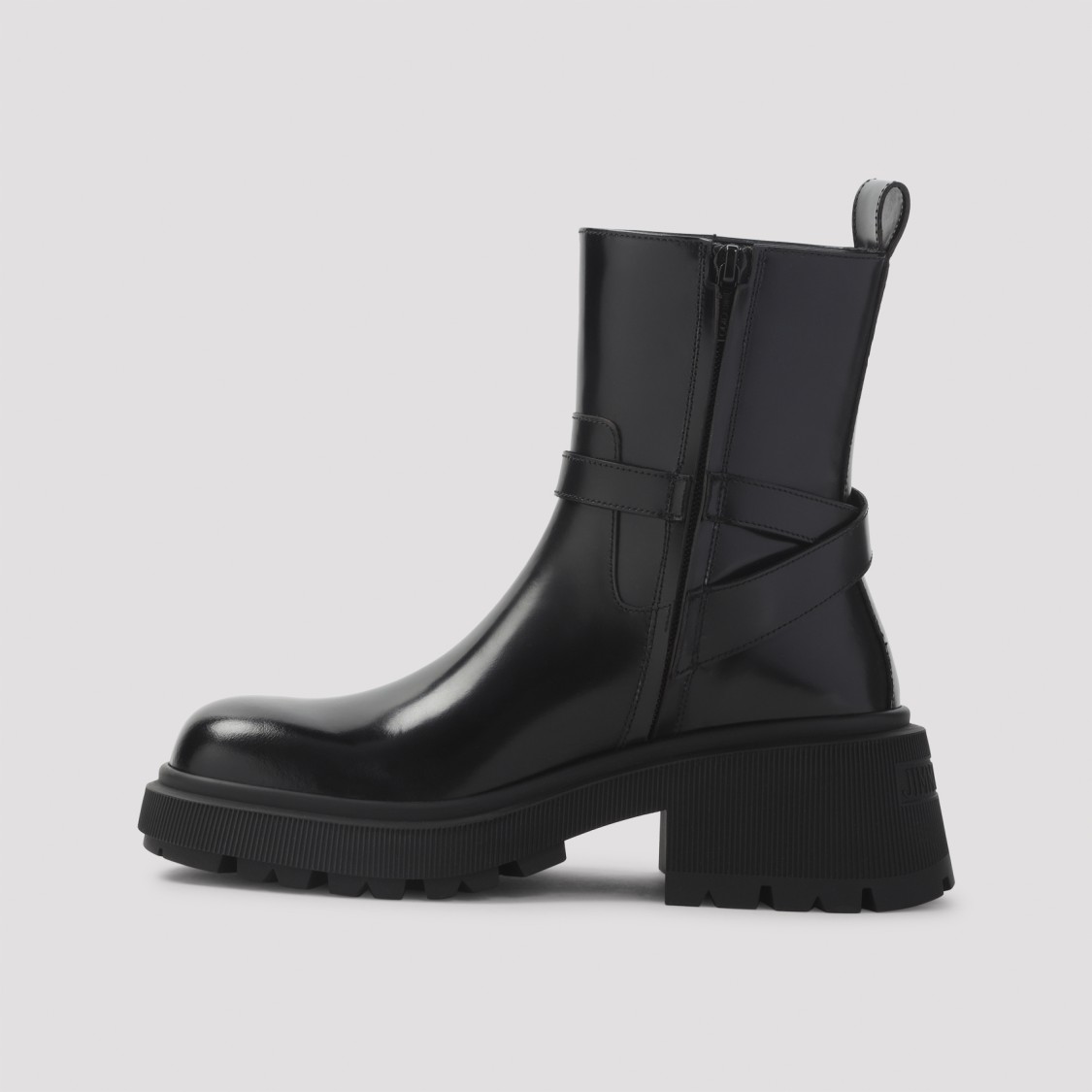Jimmy Choo Soft Box Calf Conny Flat Boots Women In Black