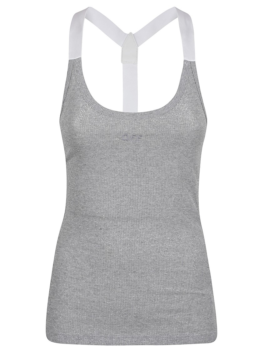 Off-white Topwear In Silver Viscose In Silver