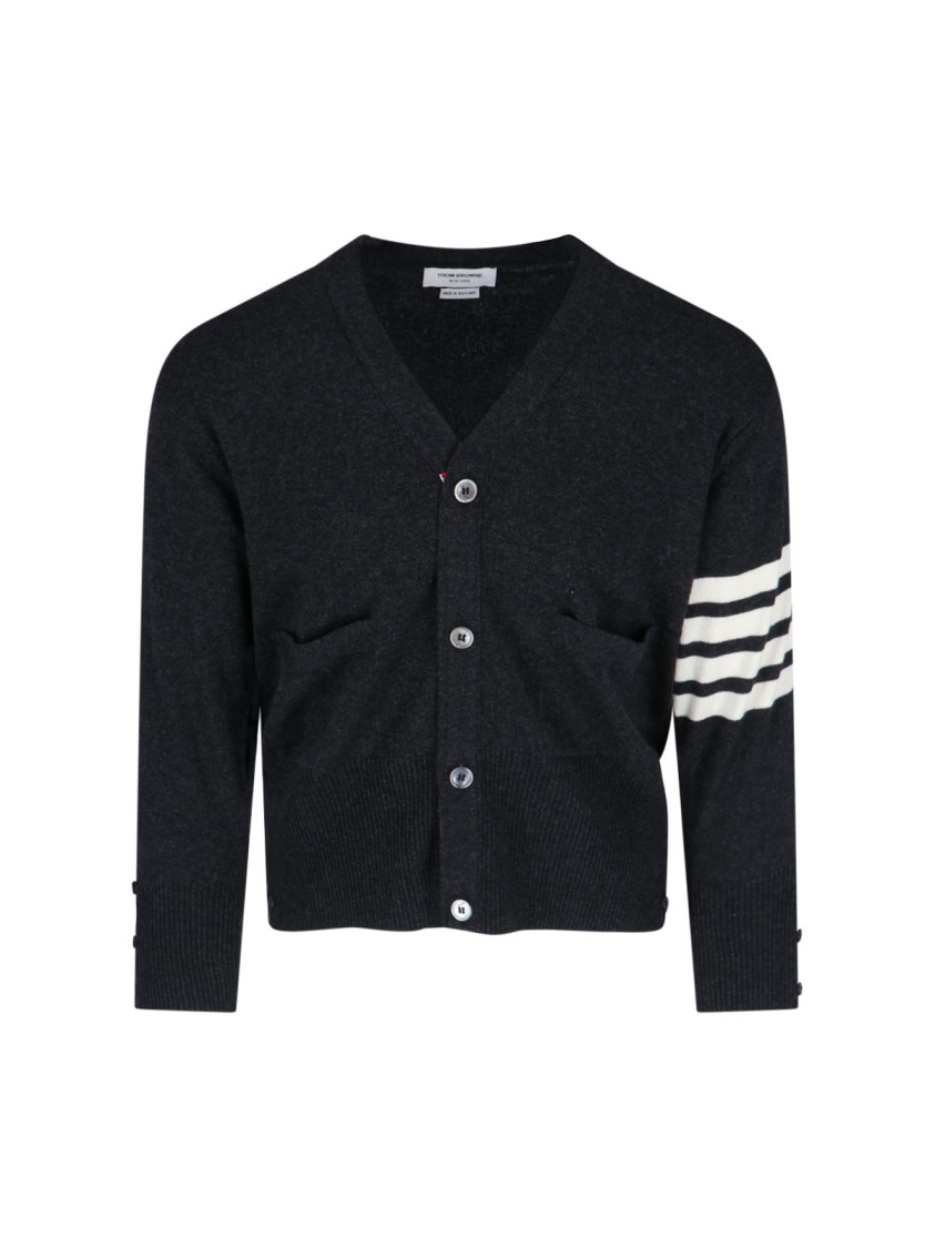 Thom Browne Cardigan In Black