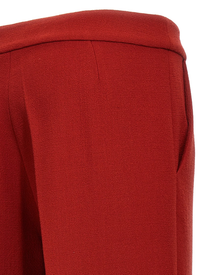 Gianluca Capannolo Red Valerie Straight Leg Pants In Red