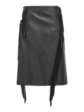 ミニスカート Stella Mccartney Fringed Alter Mat Skirt With Side Closure Stella Mccartney Fringed Alter Mat Skirt With Side Closure