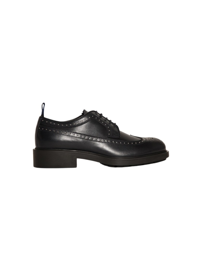 Burberry Studded Brogues Black In Black