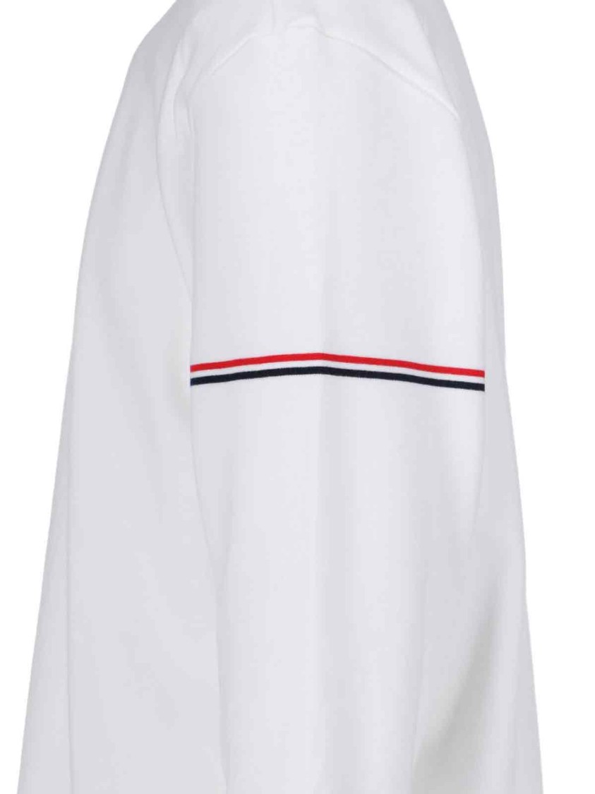 Thom Browne Rwb Stripe Cotton T-shirt