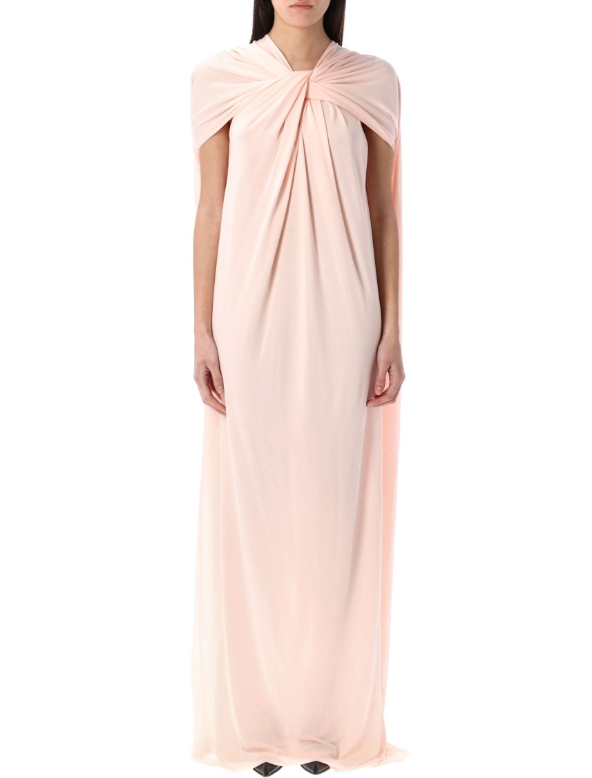 ワンピース Jil Sander Pastel Pink Crepe Long Dress Jil Sander Pastel Pink Crepe Long Dress In Confetti | ModeSens