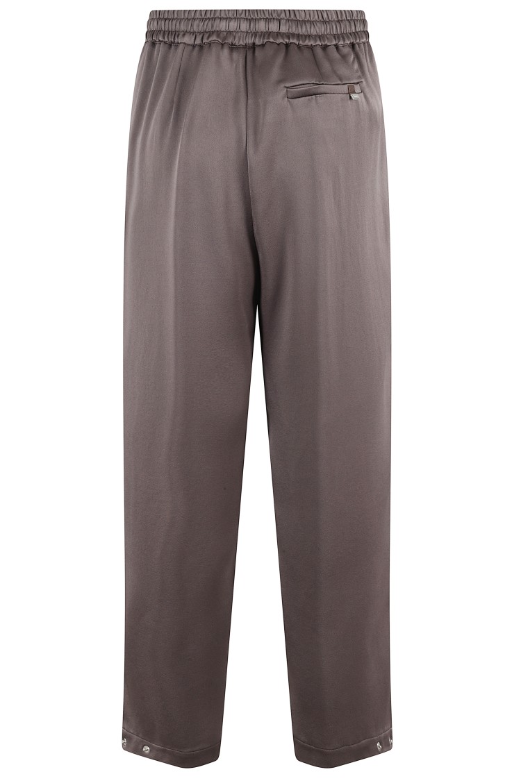 Herno Relaxed Fit Fondant Pants In Brown