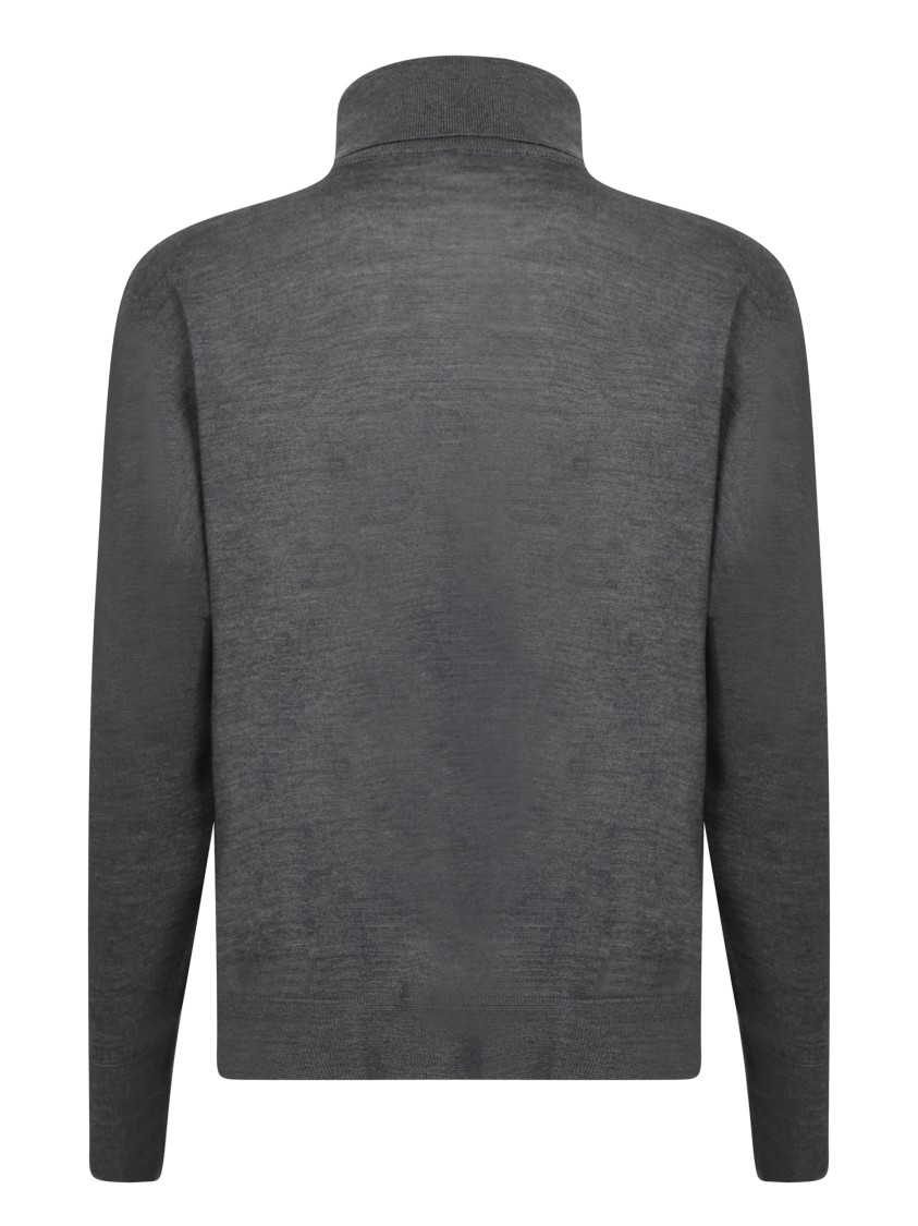 BLANCA VITA BLANCA VITA CROPPED GREY CASHMERE SWEATER
