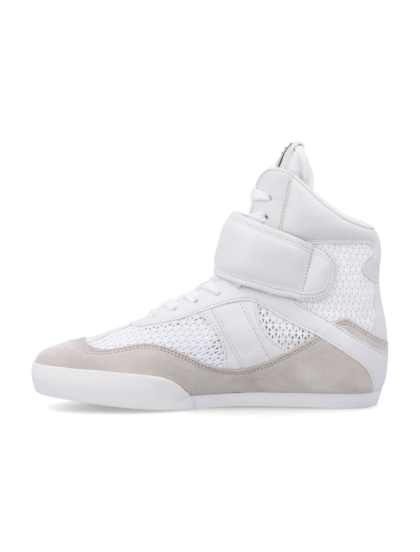 Shop Chloé Kick High-top Woman's Sneaker In White