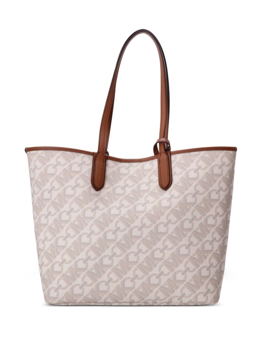 Michael Kors Large Open Tote In Neutral