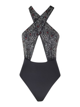 タンキニ Venuja Malibu Swimsuit - Gray Venuja Malibu Swimsuit - Gray in Grey | THE LIST