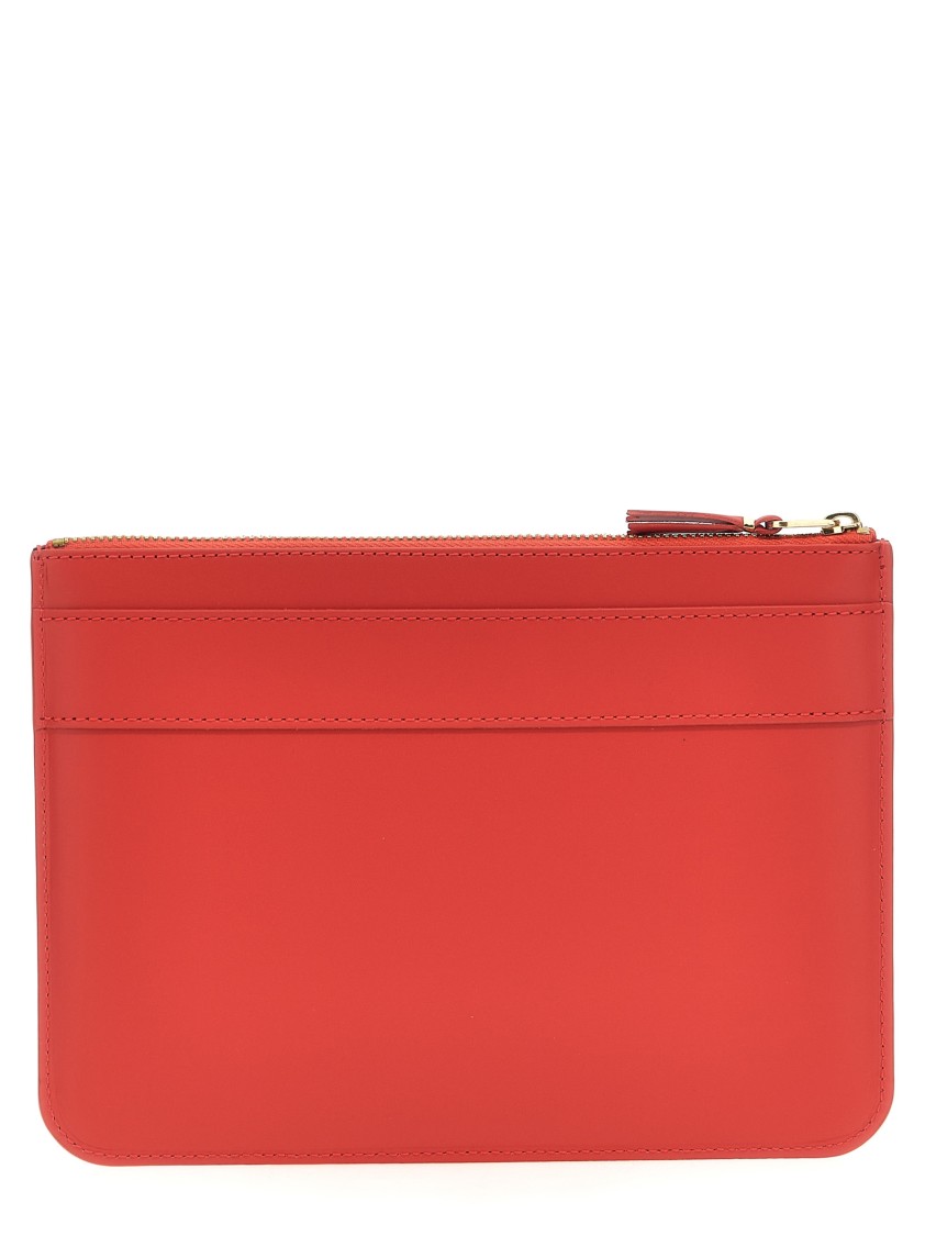 Comme Des Garçons Big Bow' Wallet In Red
