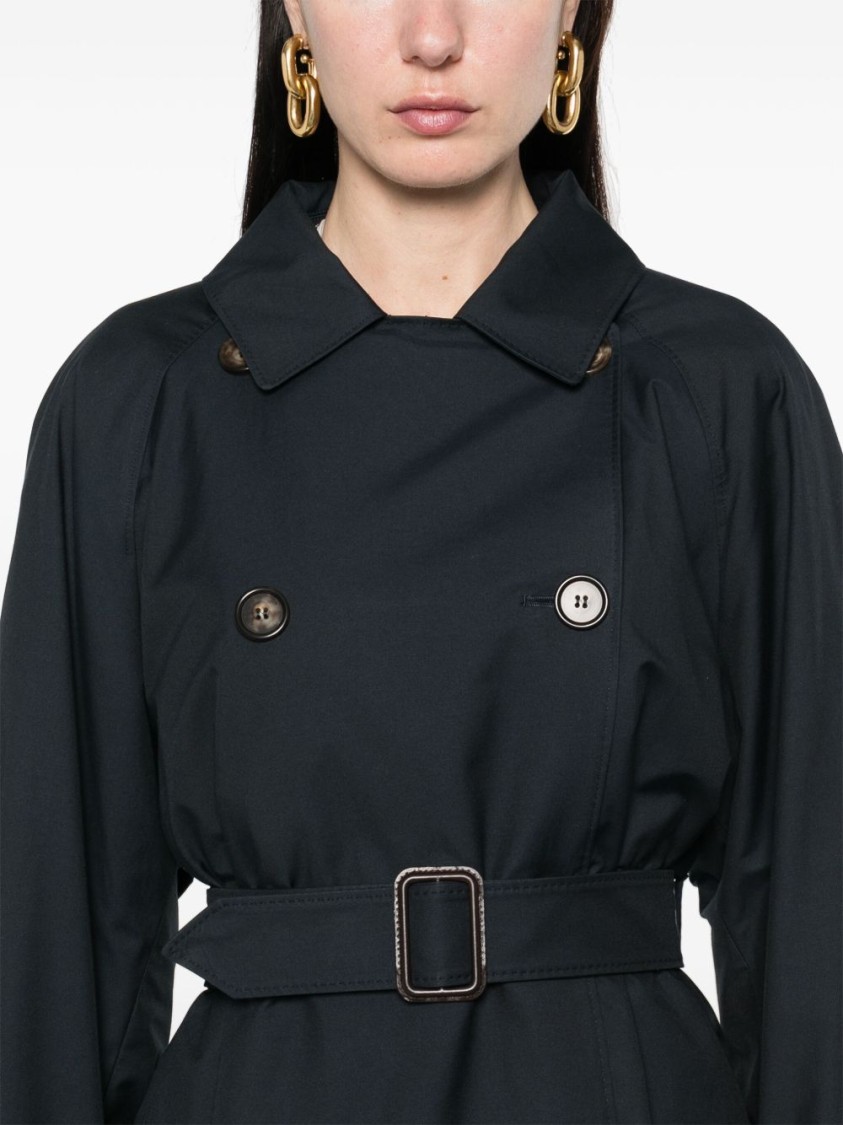 Shop Max Mara Double-breasted Trench Coat
