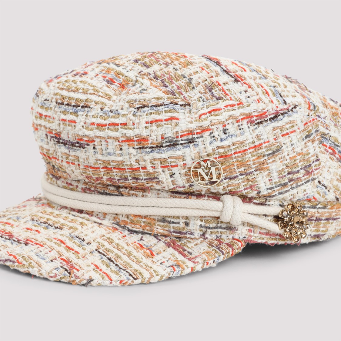 MAISON MICHEL MAISON MICHEL NEW ABBY MULTICOLOR COTTON HAT