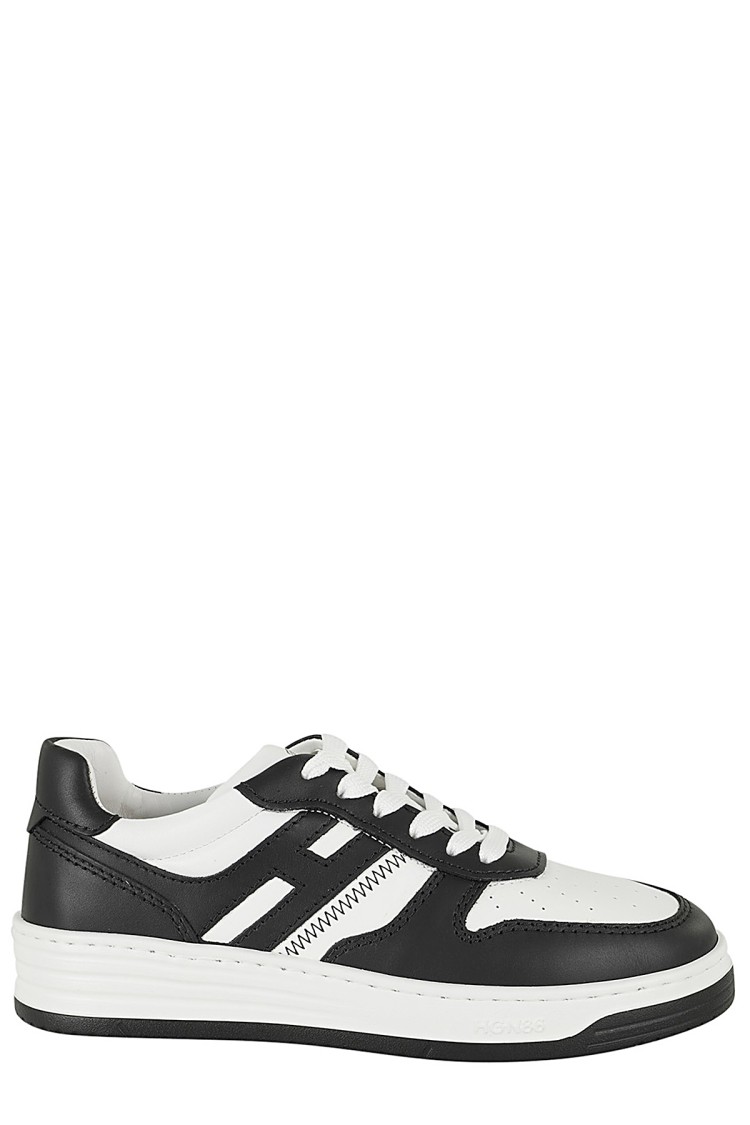 Hogan H630 Sneakers With Rubber Sole And Perforated Detailing In Multicolor