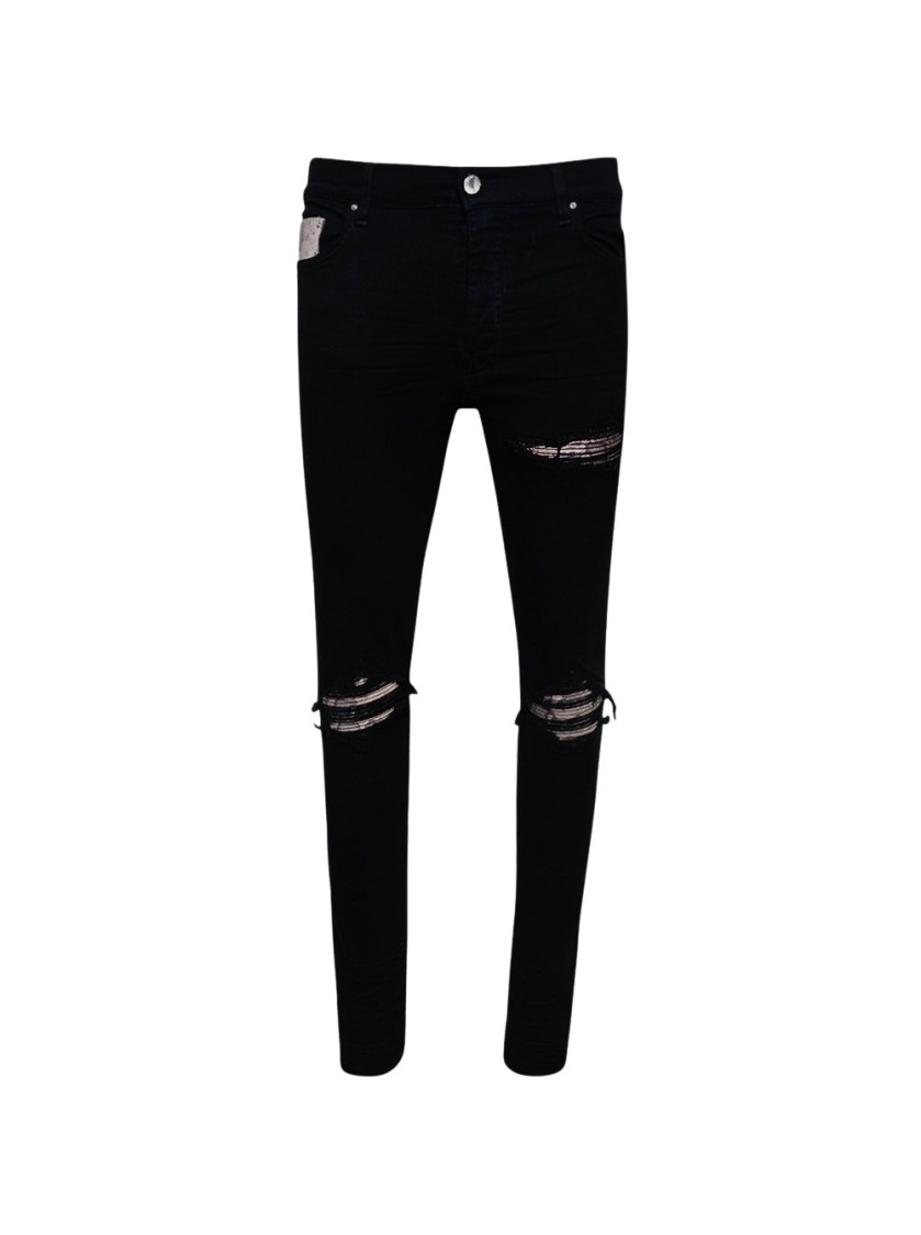 Shop Amiri Snake Mx1 Jean Black